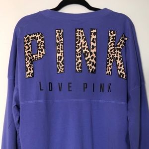 Victoria Secret PINK Long Sleeve Purple Shirt